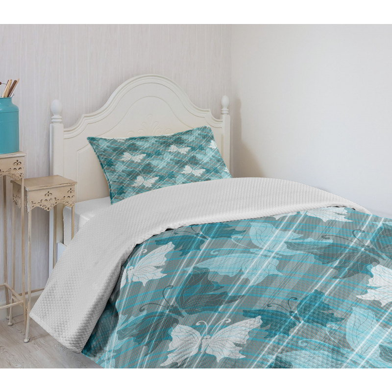 Butterfly Spring Season Bedspread Set