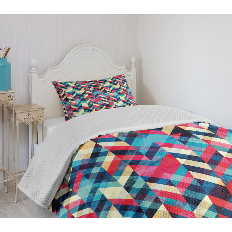 Hipster Zigzag Chevron Bedspread Set