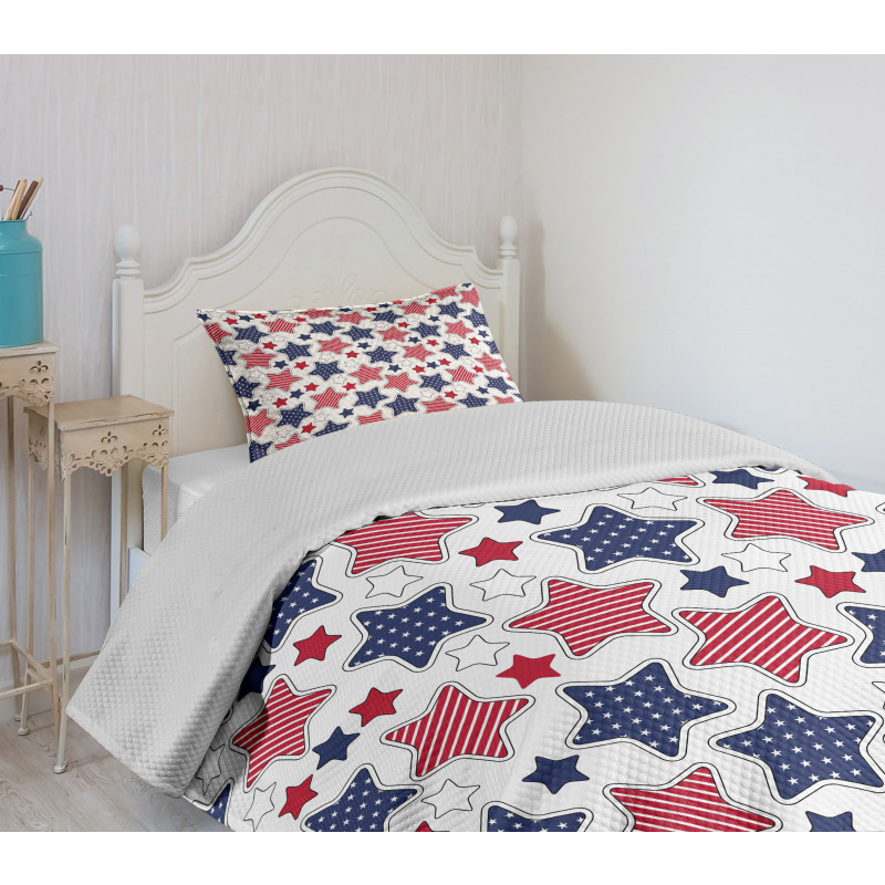 Star with Flags Bedspread Set