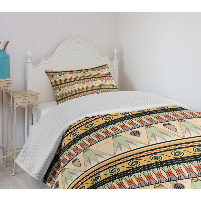 Abstract Indigenous Bedspread Set