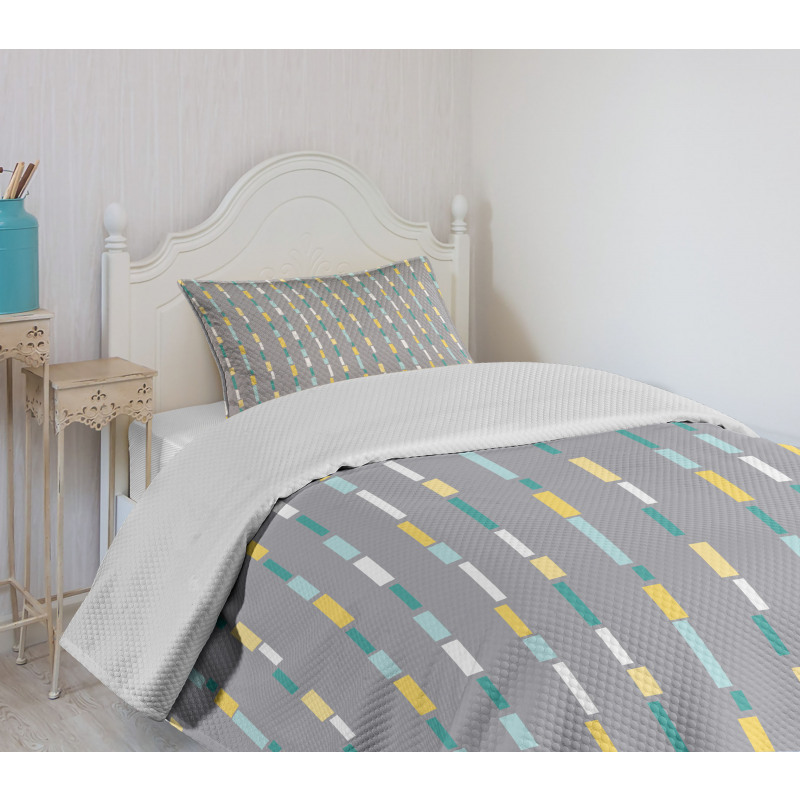 Abstract Retro Design Bedspread Set