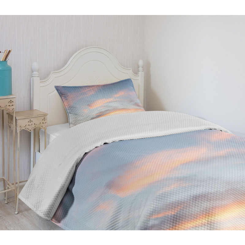 Clouds Sunset Bedspread Set