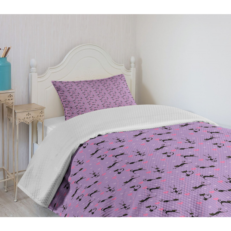 Valentine Animal Fun Bedspread Set