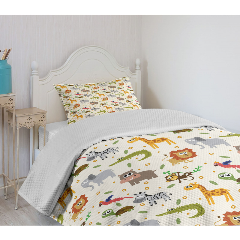 Childish Fauna Bedspread Set