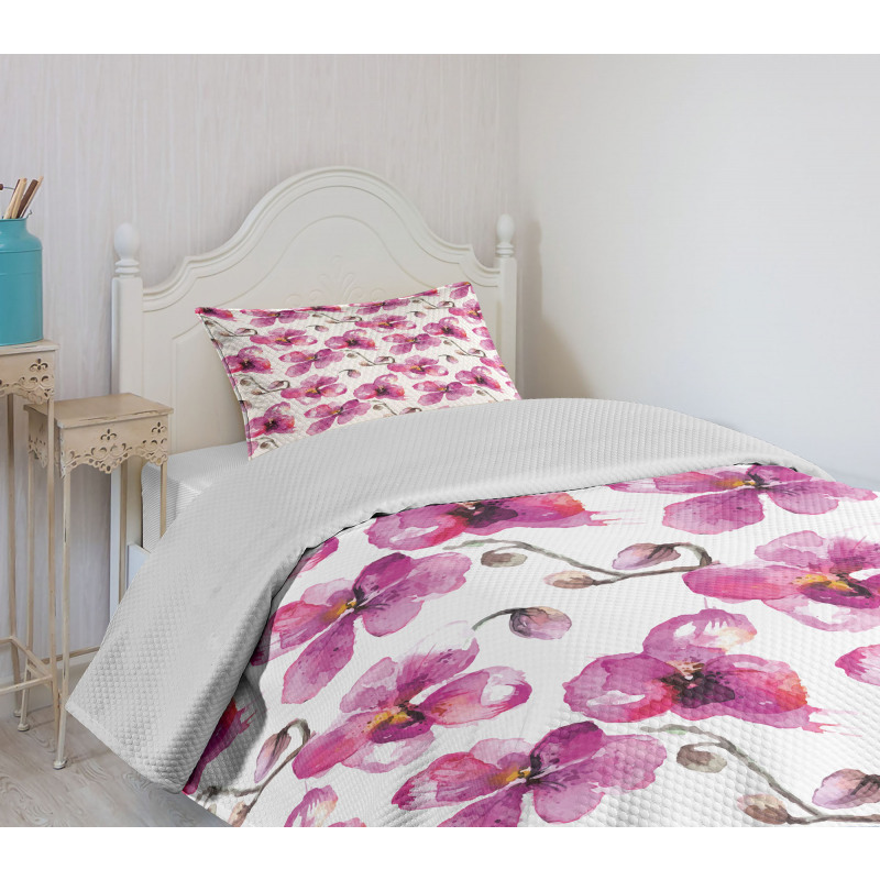 Orchids Feng Shui Bedspread Set