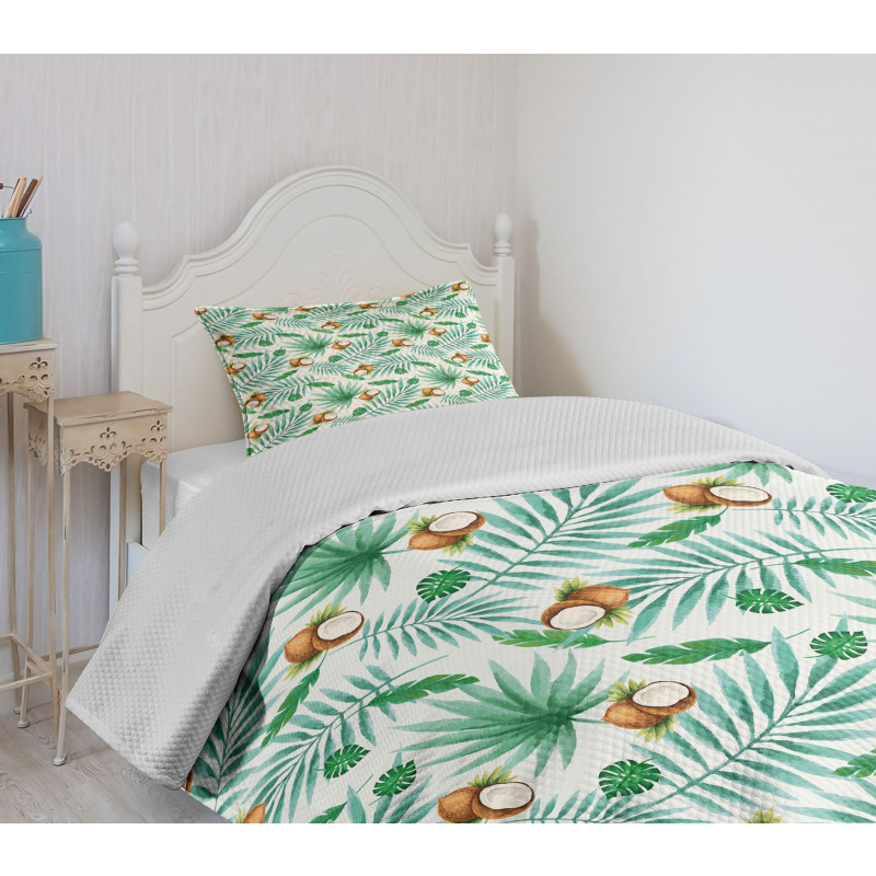 Coconut Aloha Hawaii Bedspread Set