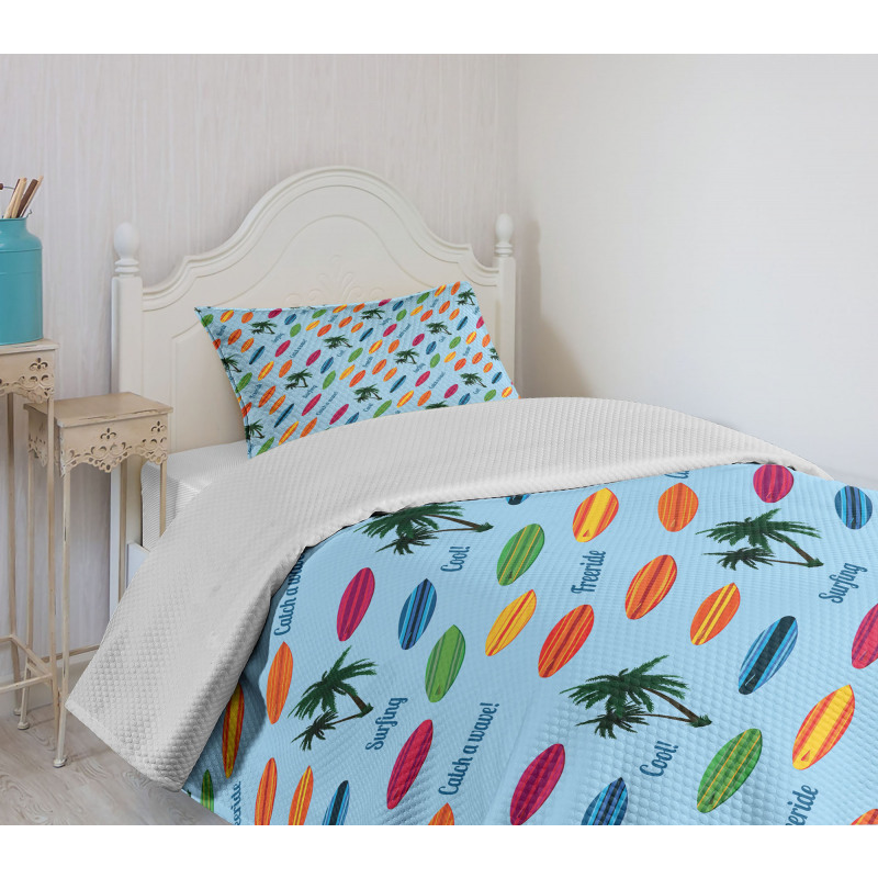 Exotic Hawaii Sports Bedspread Set