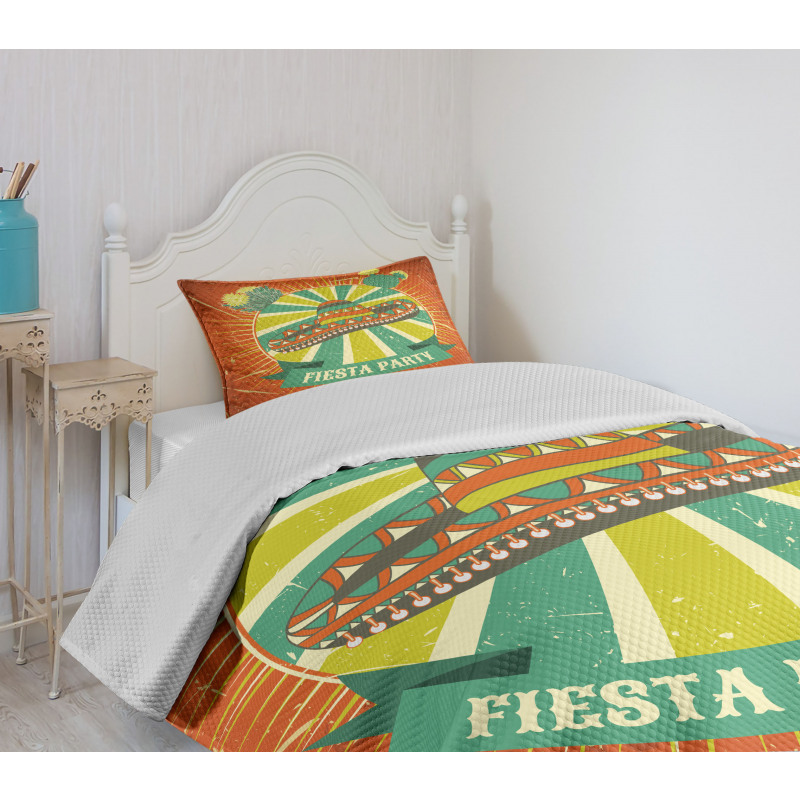 Latin America Sombrero Bedspread Set