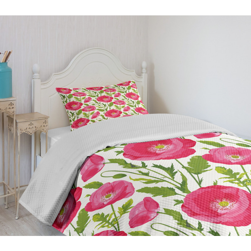 Leaves and Petals Romance Bedspread Set