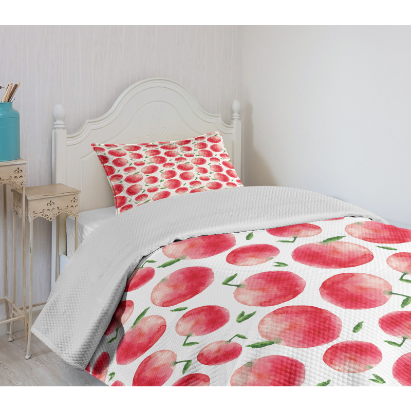 Watercolor Art Harvest Bedspread Set