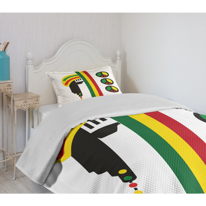 Minimalist Rastaman Bedspread Set