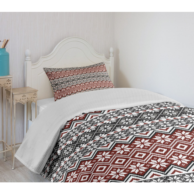 Cultural Christmas Theme Bedspread Set