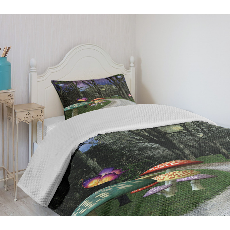 Enchanted Forest Castle Bedspread Set