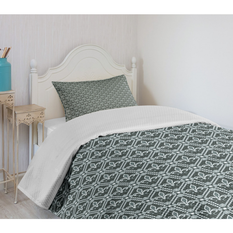 Rectangle Motifs Bedspread Set