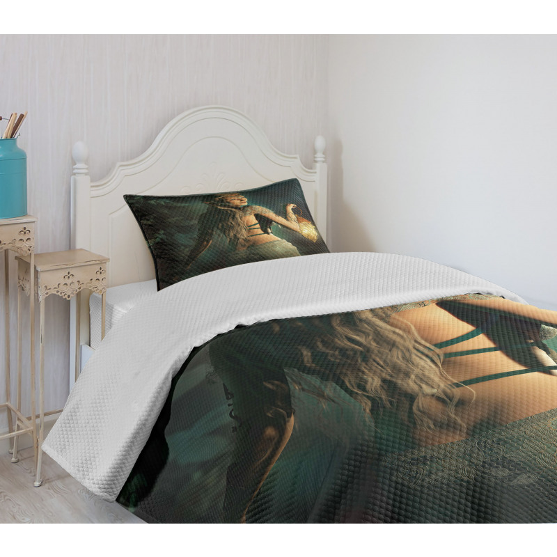 Elf Princess Lantern Bedspread Set