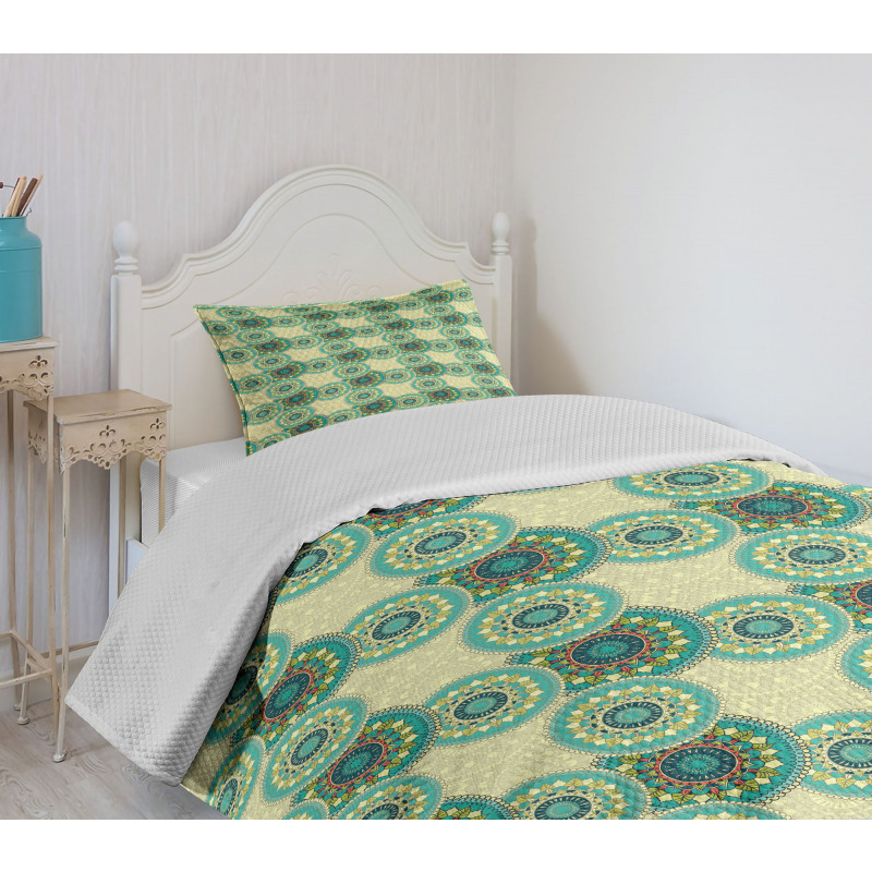 Moroccan Motifs Bedspread Set