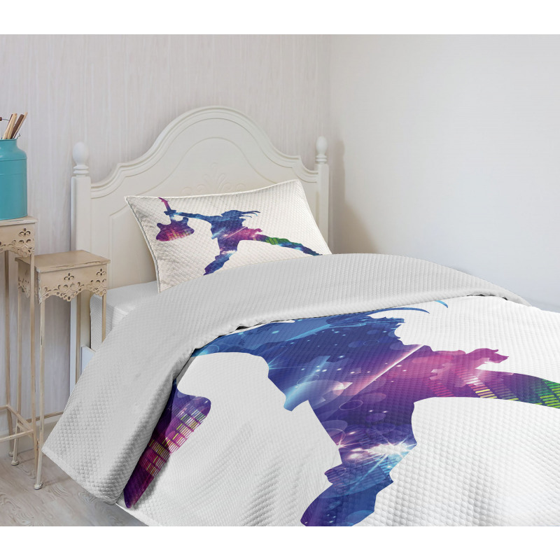 Colorful Party Star Bedspread Set