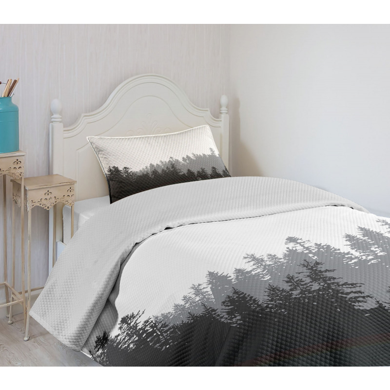 Abstract Wild Spruces Bedspread Set