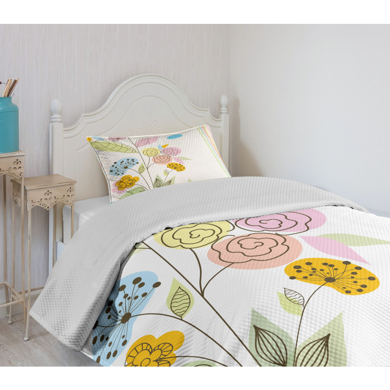 Composition Gentle Nature Bedspread Set