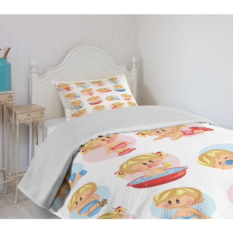 Infants Funny Sleep Bedspread Set