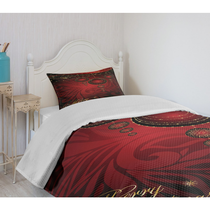 Yuletide Celebration Bedspread Set