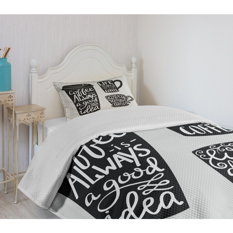 Container Silhouette Bedspread Set