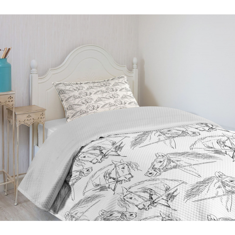 Mare Sketch Bedspread Set