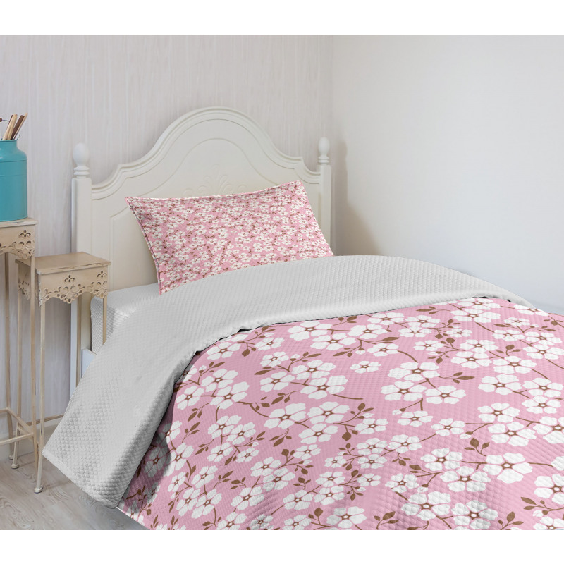 Cheery Blooms Bedspread Set