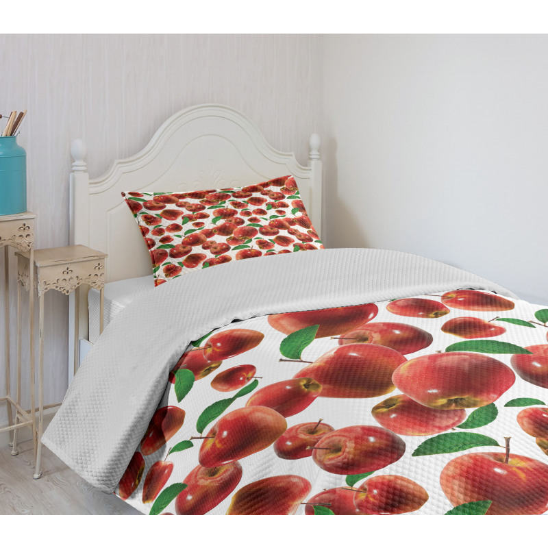 Autumn Season Fruits Bedspread Set