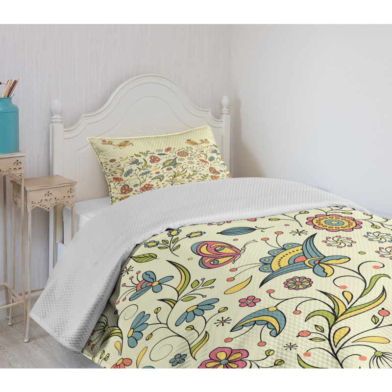 Flourishing Spring Bedspread Set