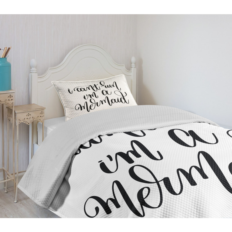 Mythical Saying Bedspread Set