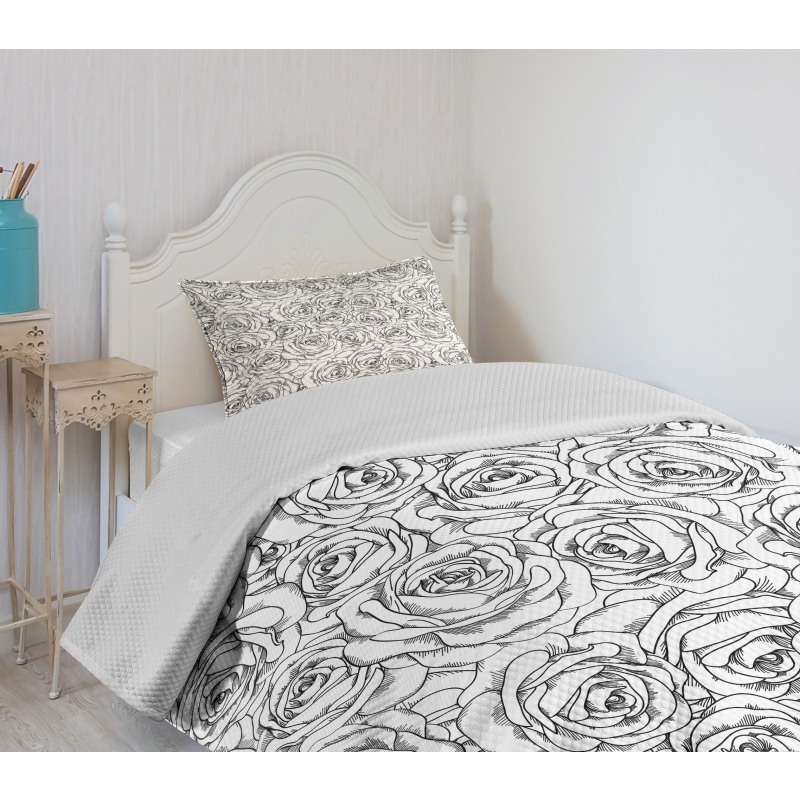 Sketch Art Bedspread Set