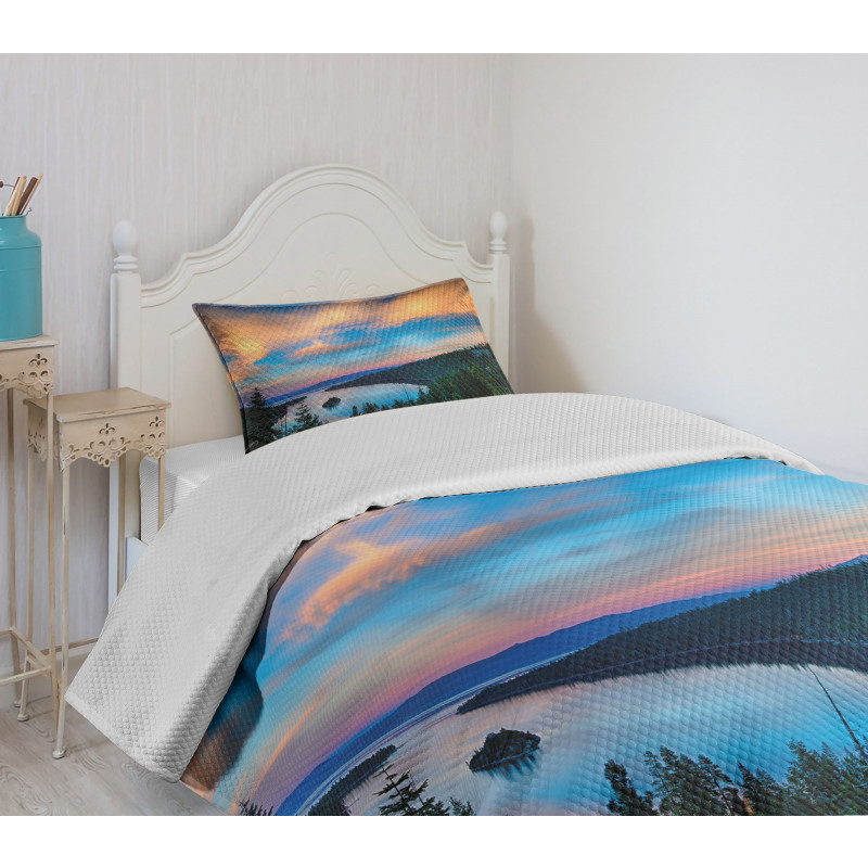 Sundown in the Woods Bedspread Set