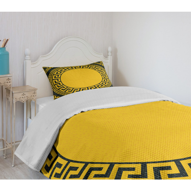 Sun Inspired Circle Bedspread Set