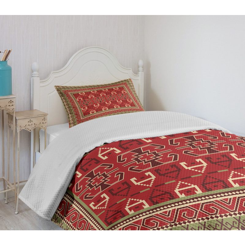 Abstract Frame Bedspread Set