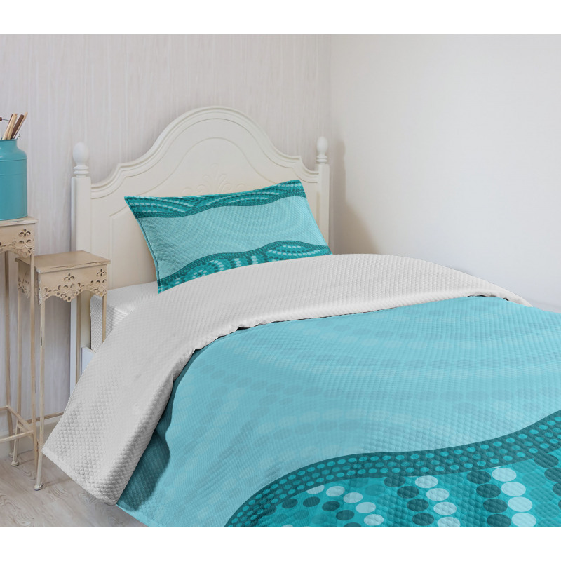 Tribal Dotted Pattern Bedspread Set