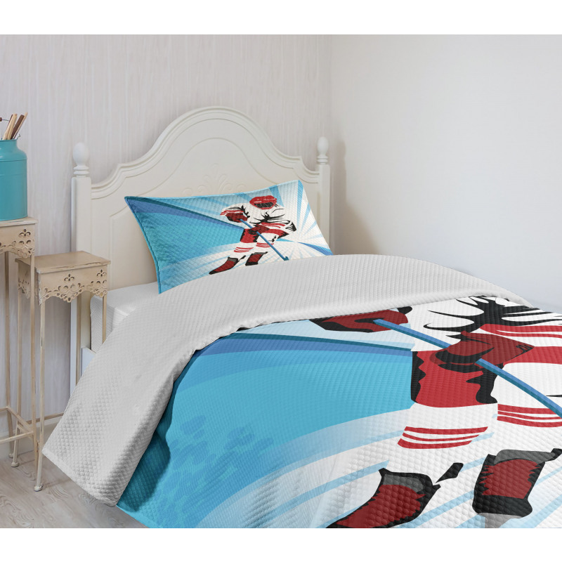 Player Strong Shot Goal Bedspread Set