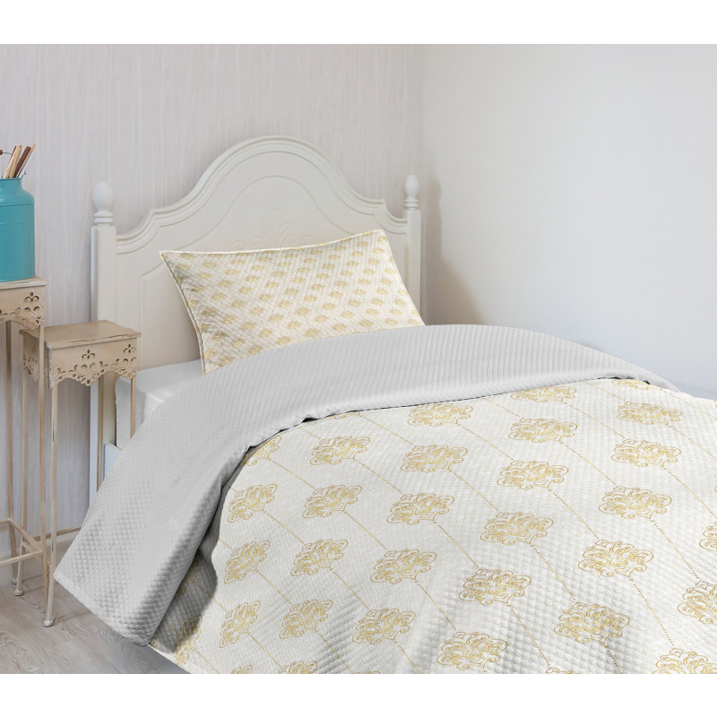 Ornamental Tracery Dots Bedspread Set