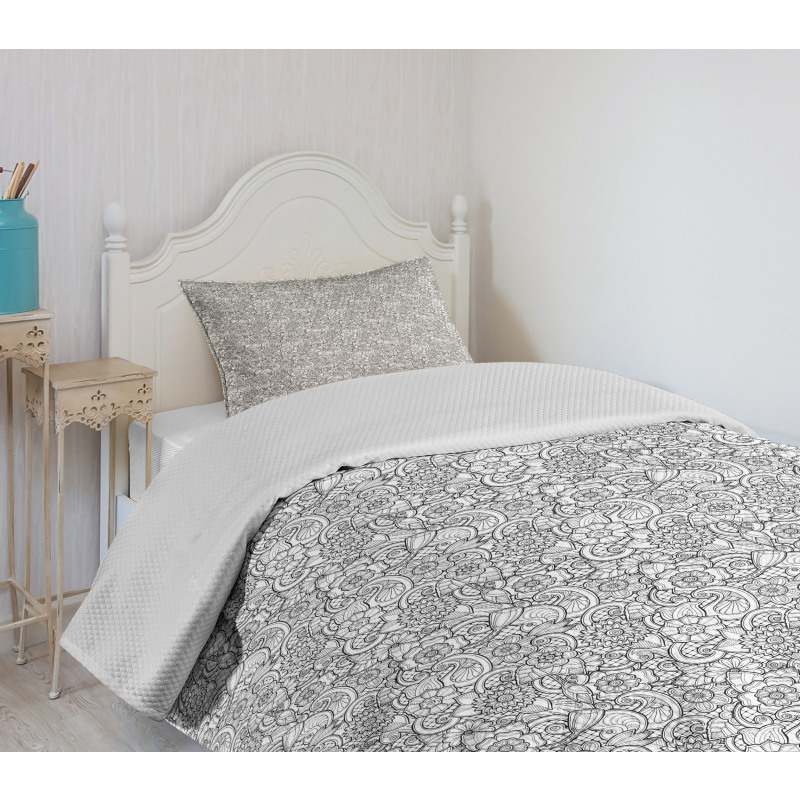 Floral Paisleys Bedspread Set