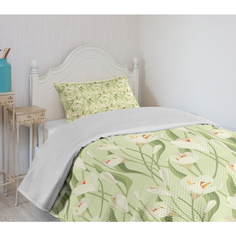 Spring Flora Bouquet Bedspread Set