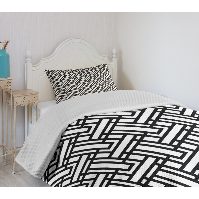 Stripes Pattern Bedspread Set