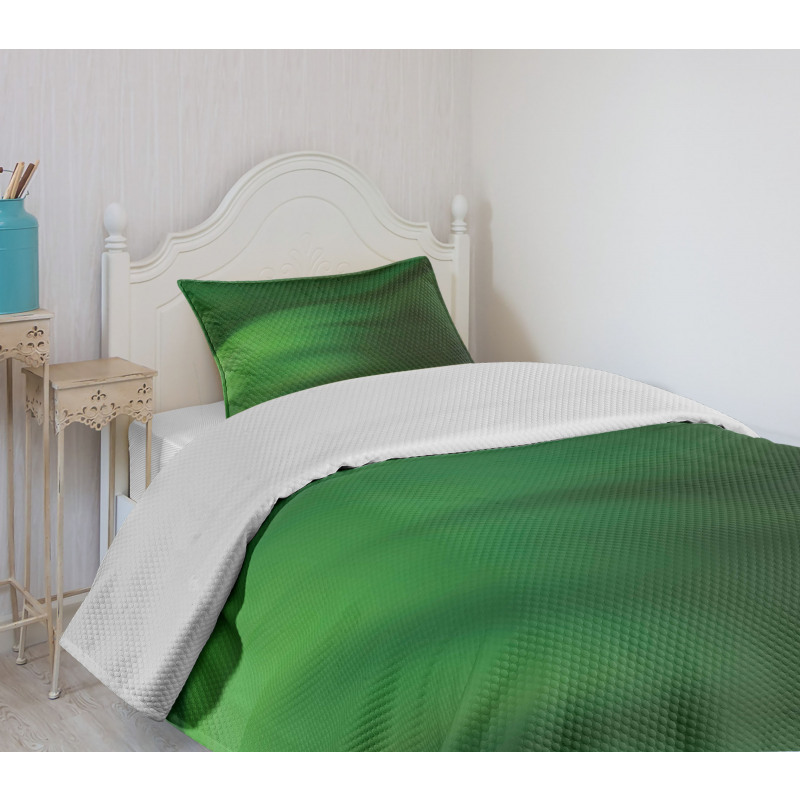 Green Ombre Effect Bedspread Set