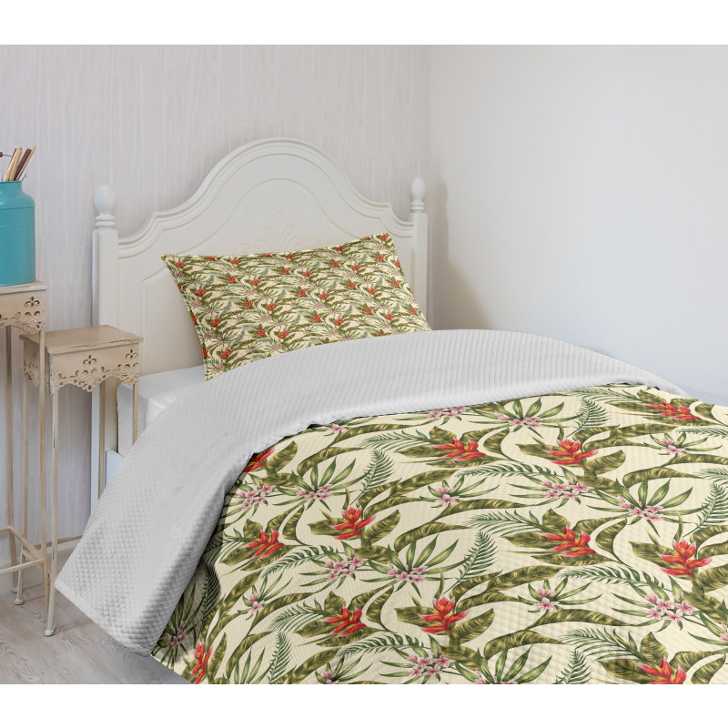 Romantic Aloha Vintage Bedspread Set