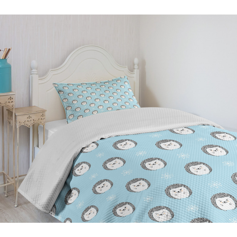 Smiling Animal Daisies Bedspread Set