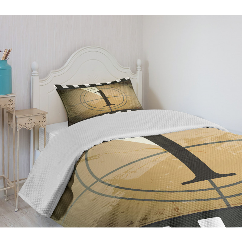 Grunge Countdown Bedspread Set