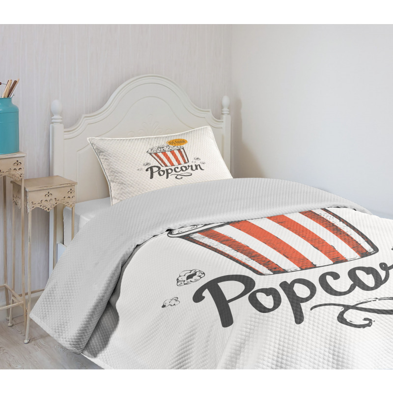 Sketch Popcorn Bedspread Set