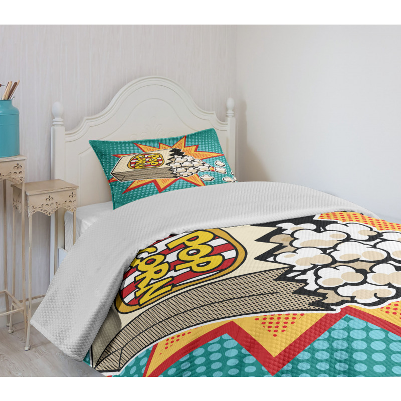 Retro Popcorn Bedspread Set