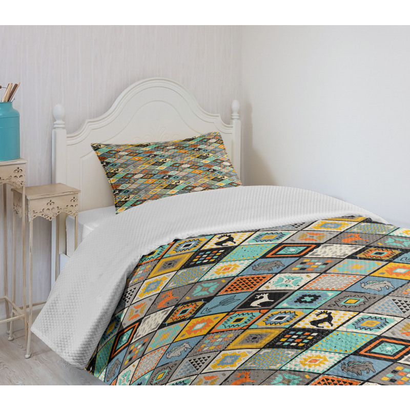 Mosaic Art Bedspread Set