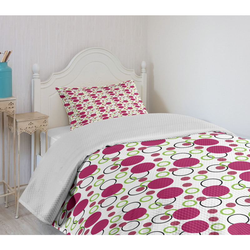 Circles Spots Bedspread Set