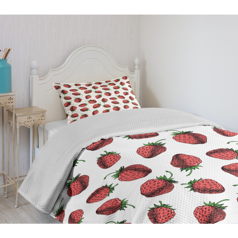 Fresh Fruits Bedspread Set